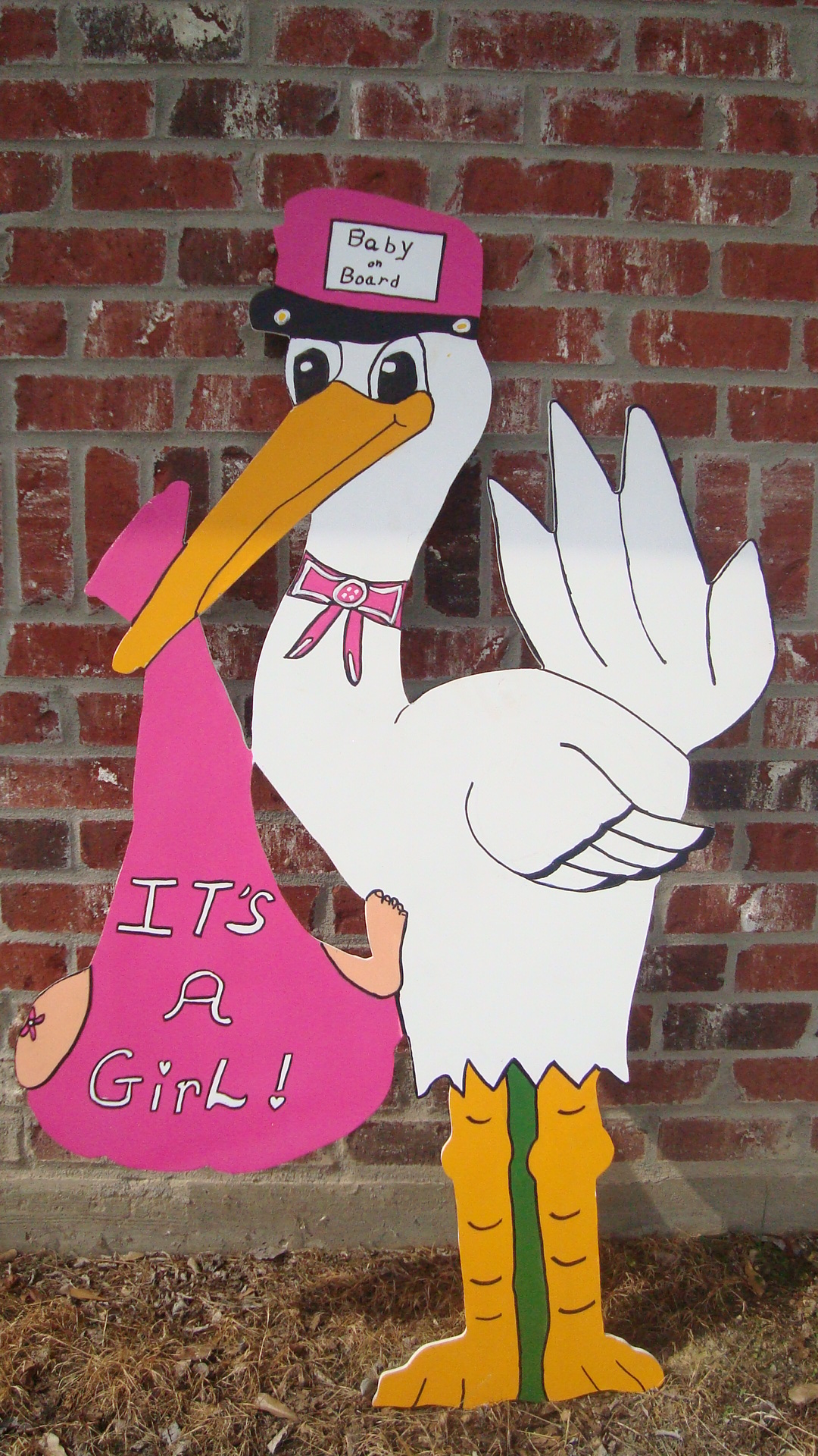 It's A Girl Stork
